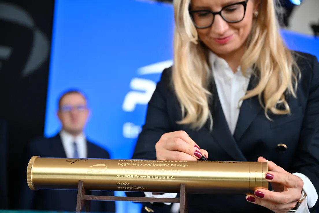 Wmurowanie kamienia węgielnego pod budowę nowego źródła Energi dla miasta