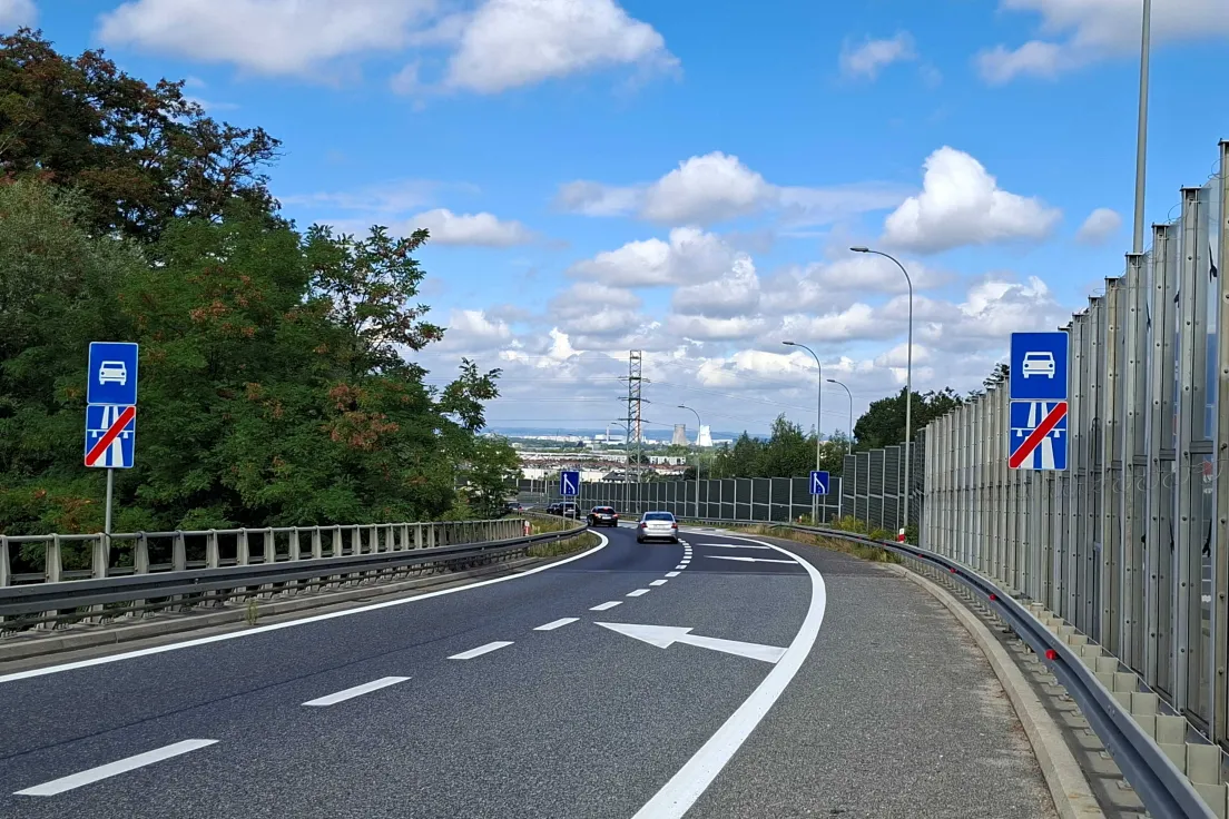 Łącznica na węźle Bieżanów