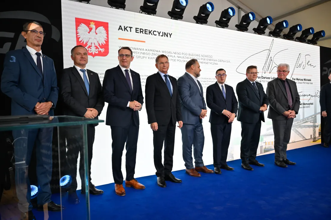 Wmurowanie kamienia węgielnego pod budowę nowego źródła Energi dla miasta