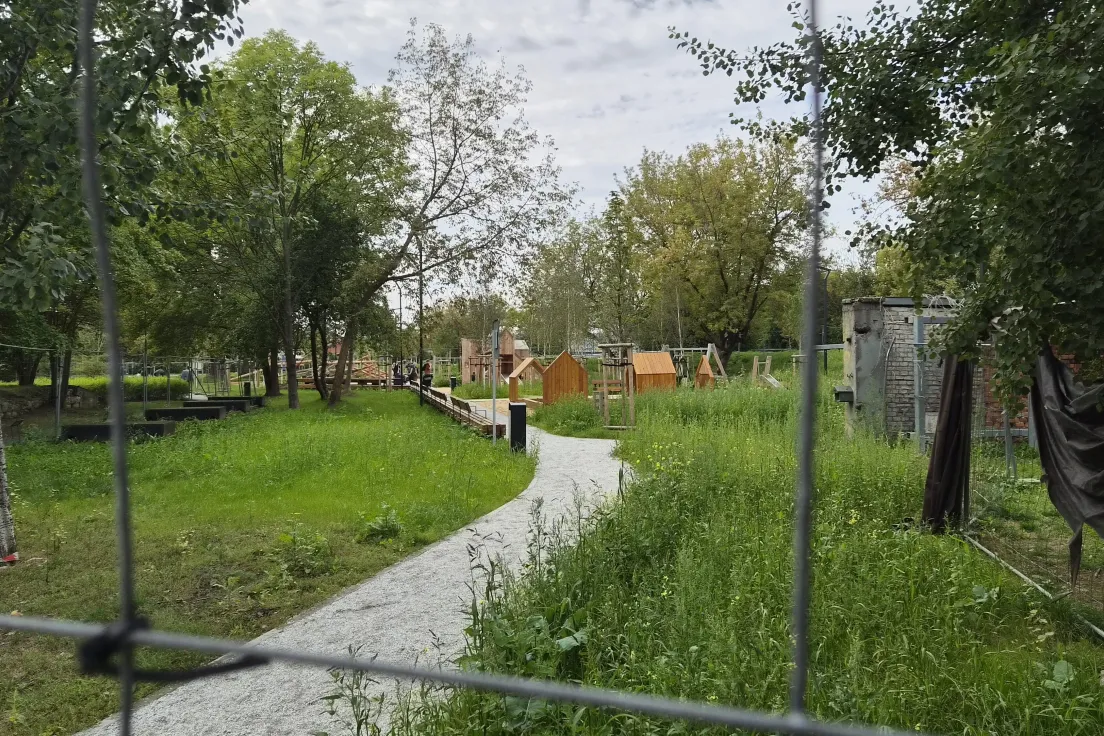 Plac zabaw - Park Stacja Wisła