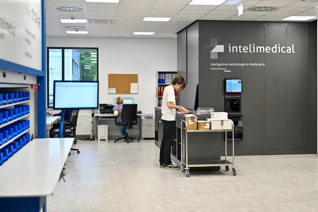 Nowa zautomatyzowana apteka szpitalna w szpitalu Rydygiera