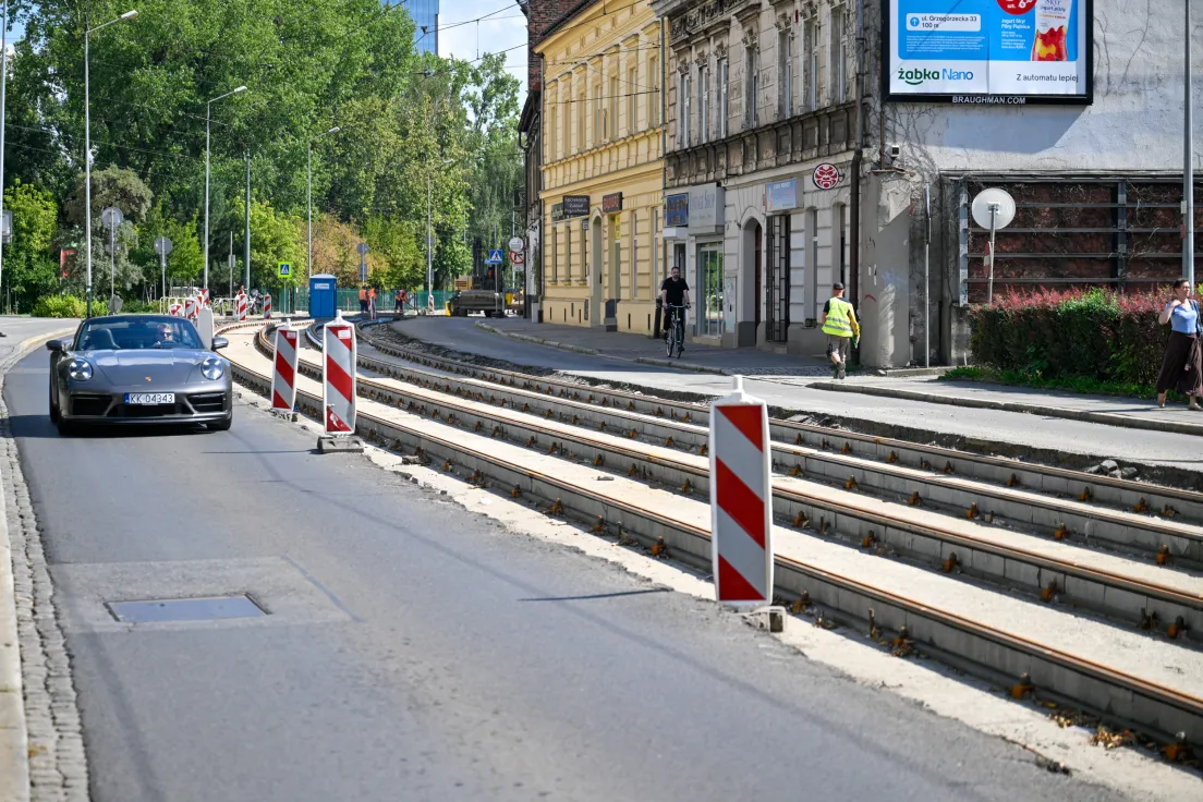 Remont na ul. Grzegórzeckiej
