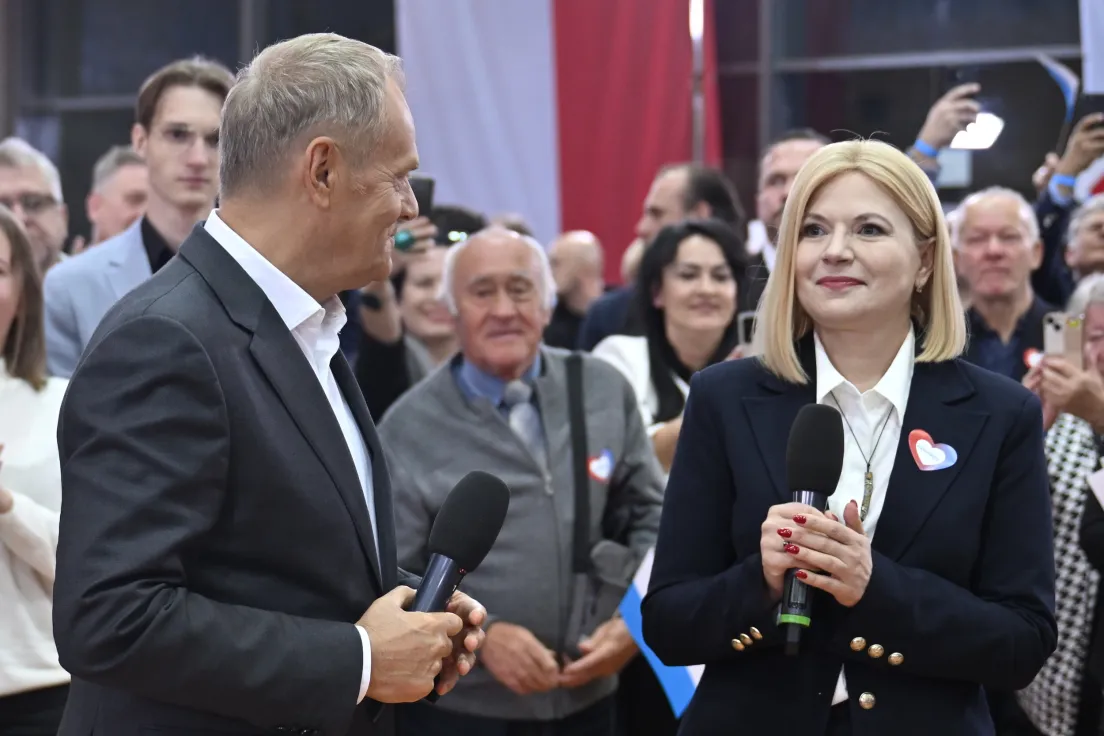 Spotkanie z Moniką Piątkowską i Donaldem Tuskiem
