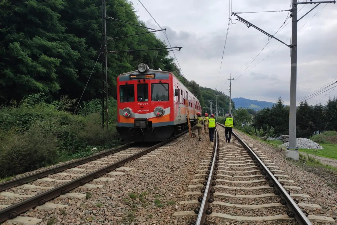Wypadek na linii kolejowej Tarnów-Krynica