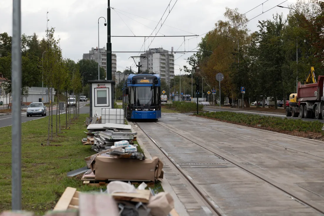 Przejazd testowy nową linią do Mistrzejowic