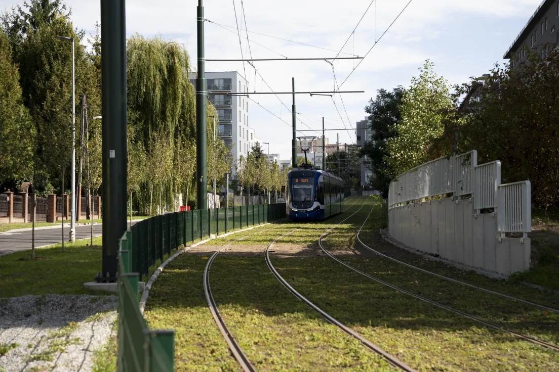 Nowootwarta linia tramwajowa do mistrzejowic.