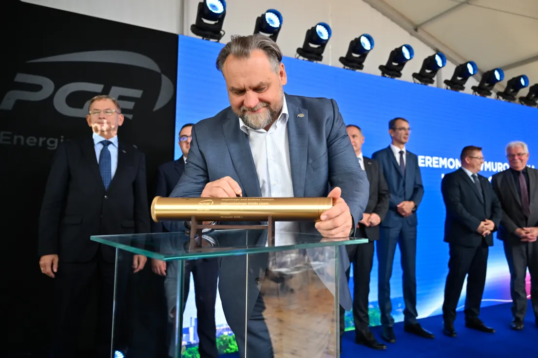 Wmurowanie kamienia węgielnego pod budowę nowego źródła Energi dla miasta