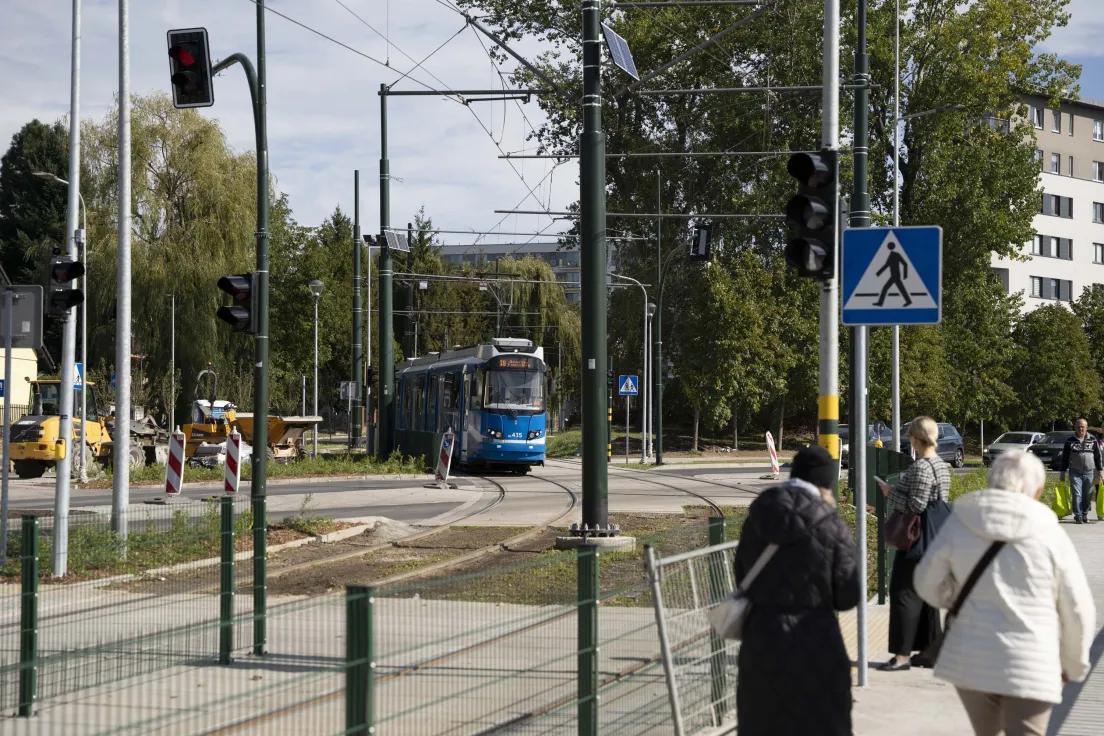 Nowootwarta linia tramwajowa do mistrzejowic.