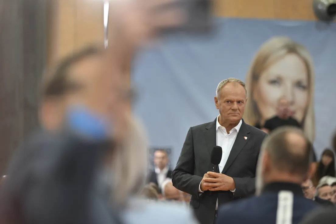 Spotkanie z Moniką Piątkowską i Donaldem Tuskiem