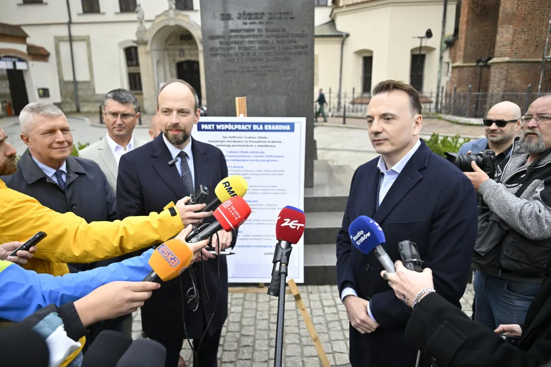 Jan Hoffman przekazuje swoje poparcie Łukaszowi Gibale
