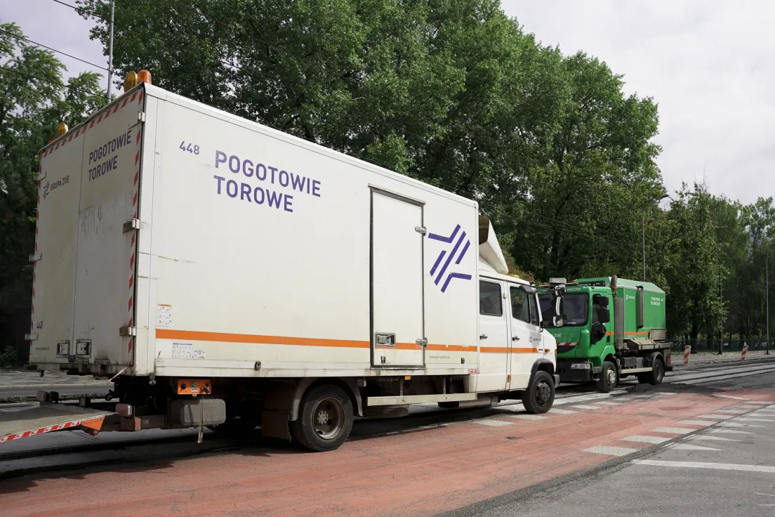 Remont torowiska na ul. Grzegórzeckiej
