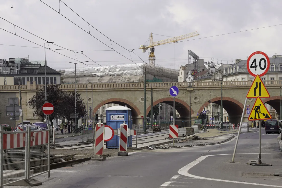 Remont torowiska na ul. Grzegórzeckiej