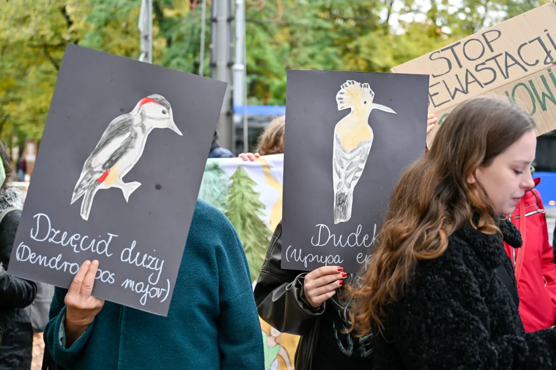 Protest mieszkańców Bronowic przeciwko budowie strzelnicy UKEN