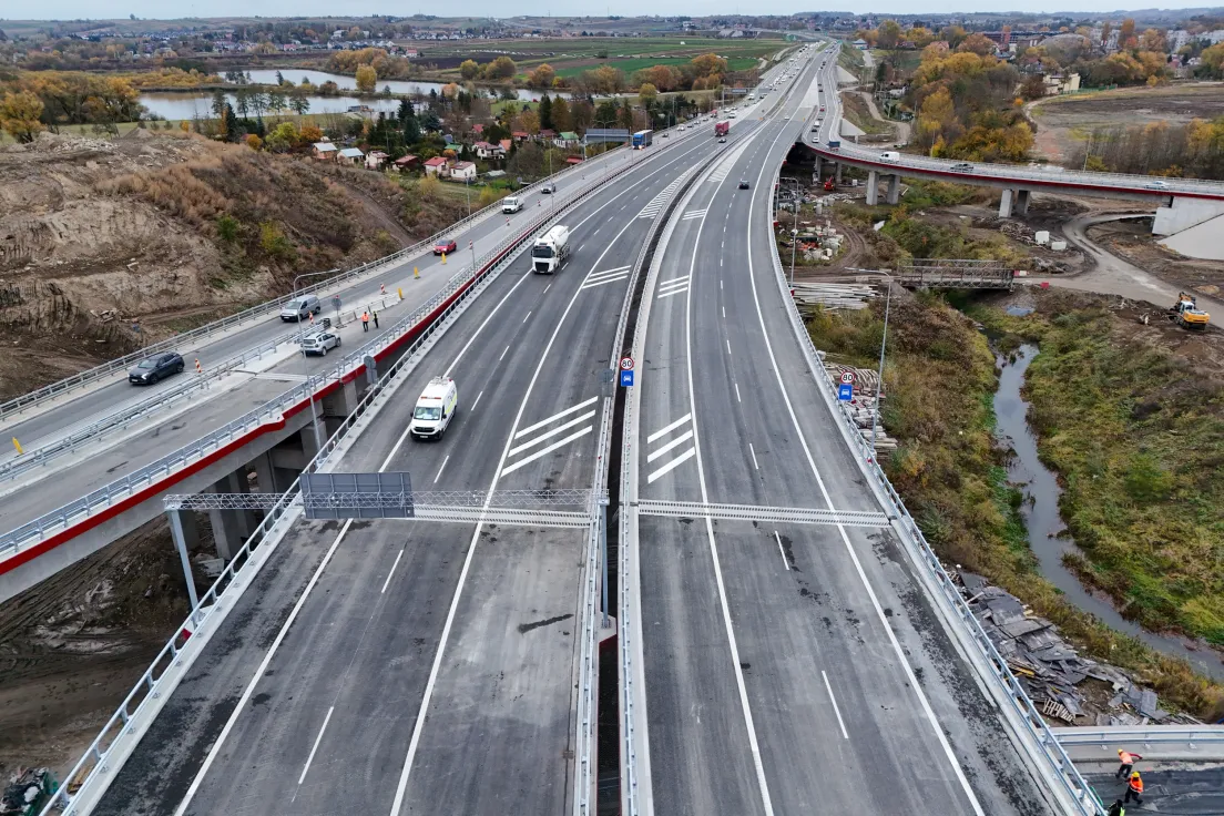 Otwarcie węzła drogowego w Mistrzejowicach