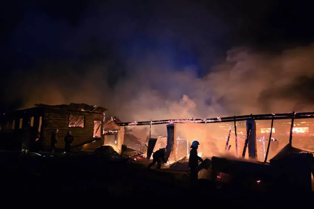 Pożar budynku gospodarskiego w Lipnicy Dolnej