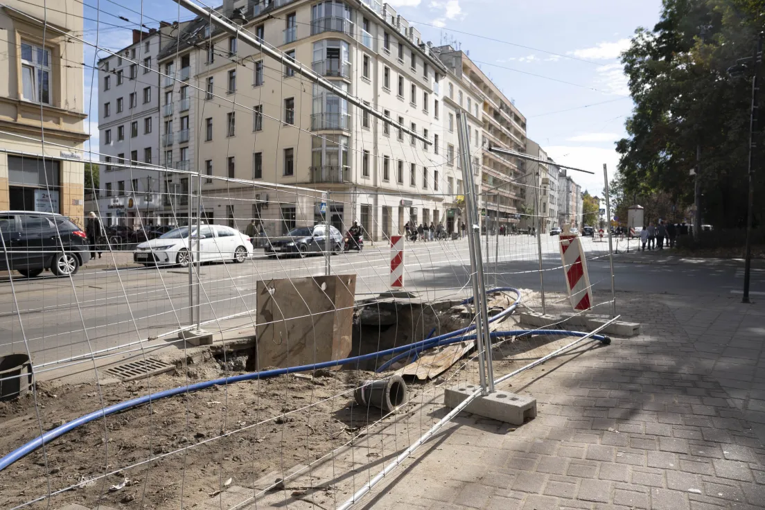 Prace na ul. Starowiślnej