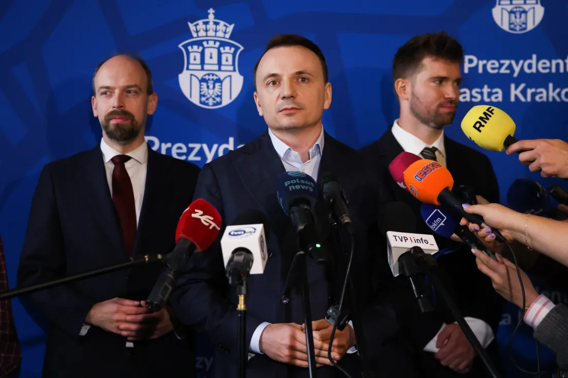 Łukasz Gibała z wiceprezydentami