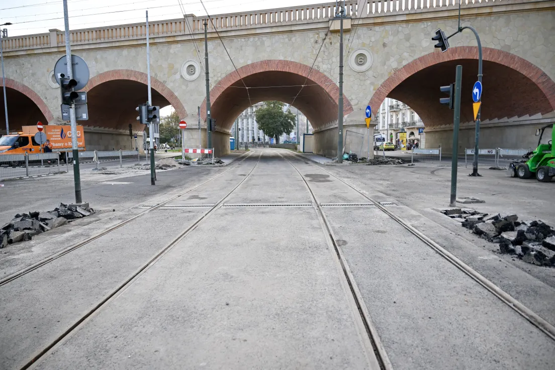 Remont ul. Grzegórzeckiej w Krakowie