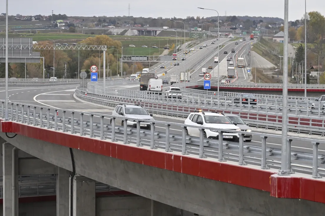 Otwarcie estakad na węźle S7 Kraków Mistrzejowice