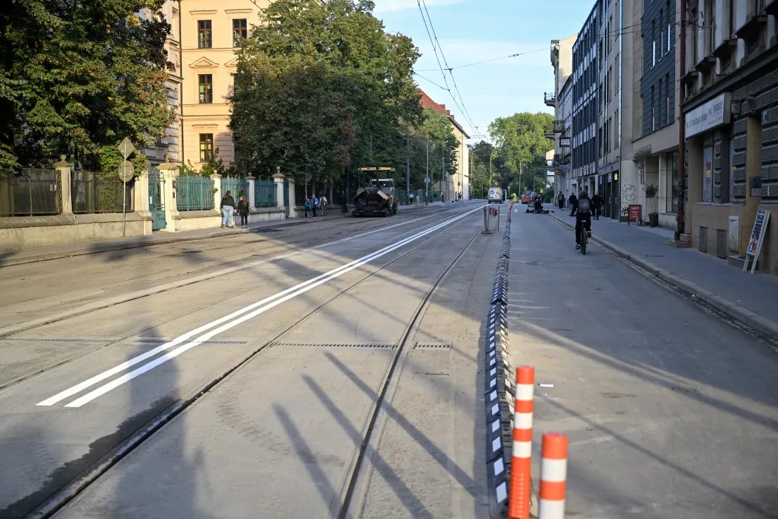 Remont ul. Grzegórzeckiej w Krakowie