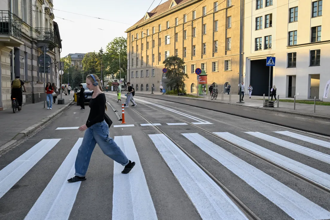 Remont ul. Grzegórzeckiej w Krakowie