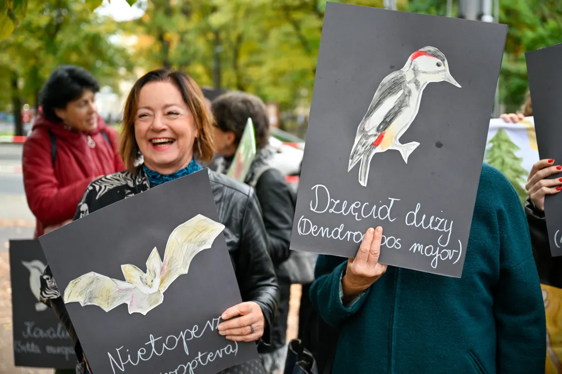 Protest mieszkańców Bronowic przeciwko budowie strzelnicy UKEN