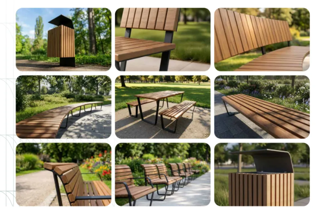 Katalog mebli miejskich dla miasta Krakowa