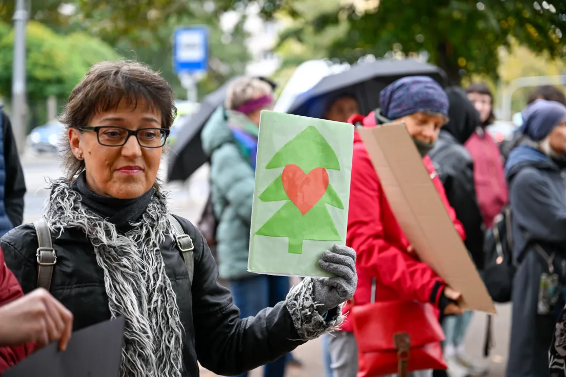 Protest mieszkańców Bronowic przeciwko budowie strzelnicy UKEN