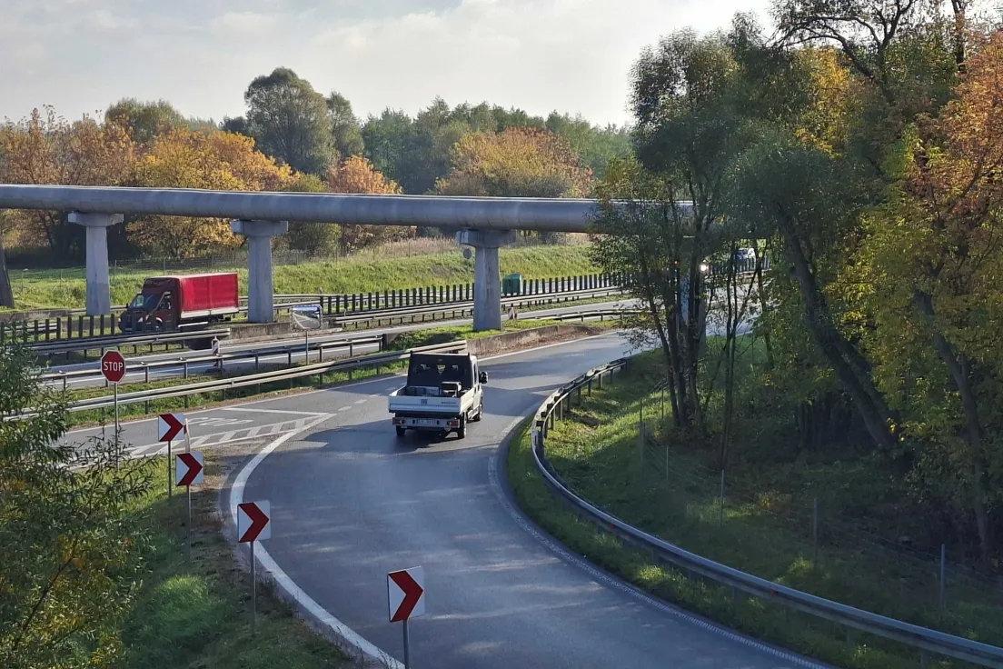 Autostrada A4 między węzłami Kraków Skawina i Kraków Południe
