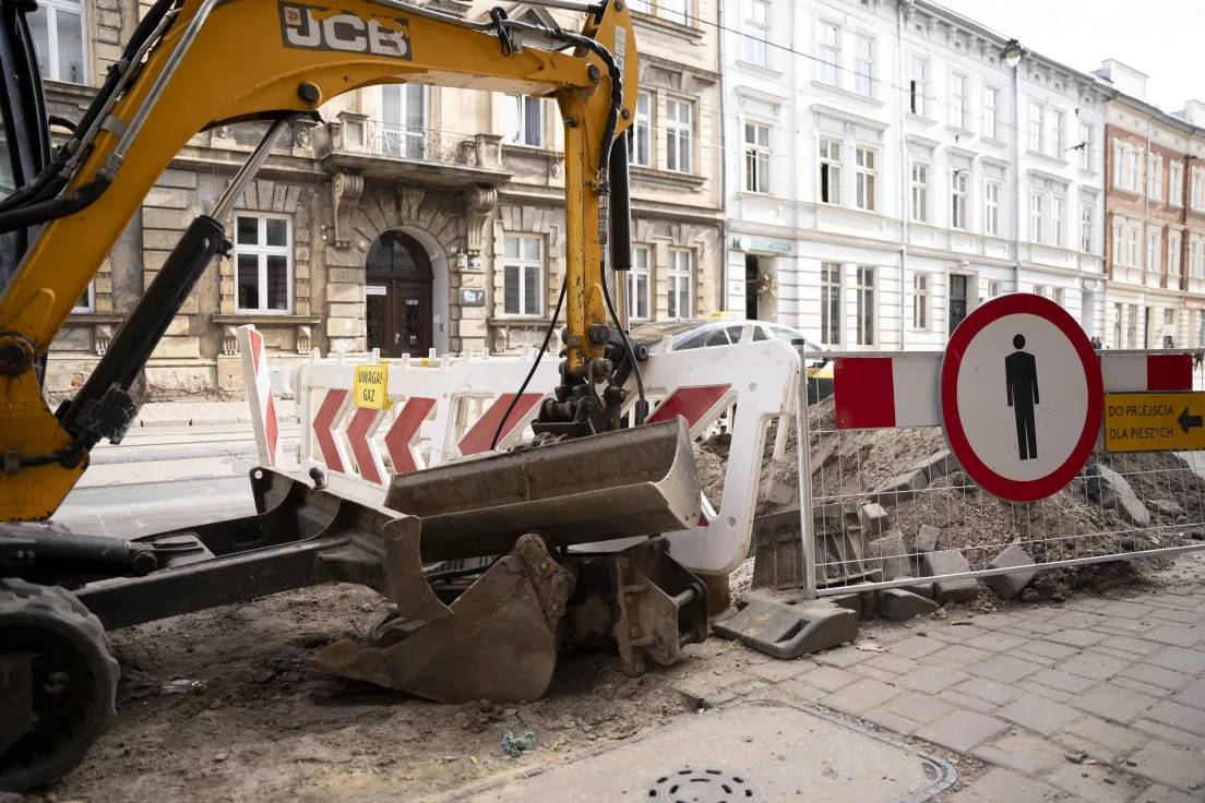 Prace na ul. Starowiślnej