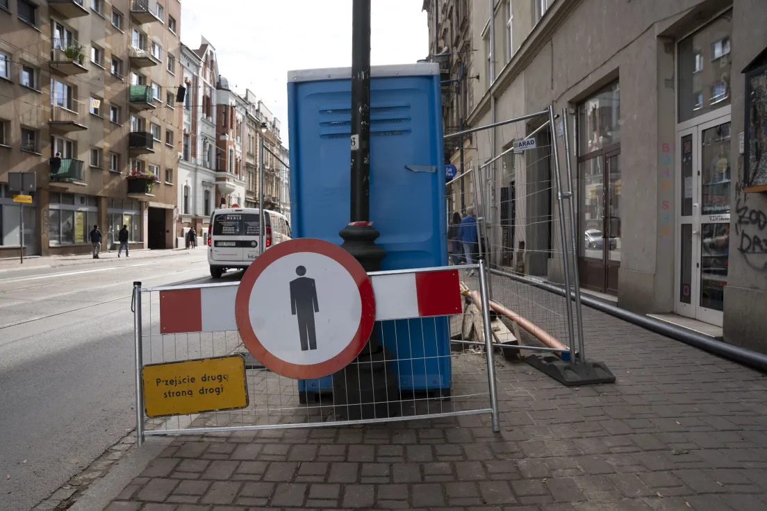 Prace na ul. Starowiślnej