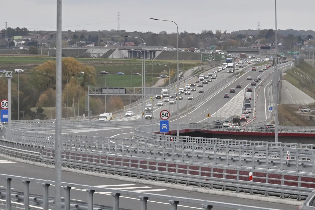 Otwarcie estakad na węźle S7 Kraków Mistrzejowice