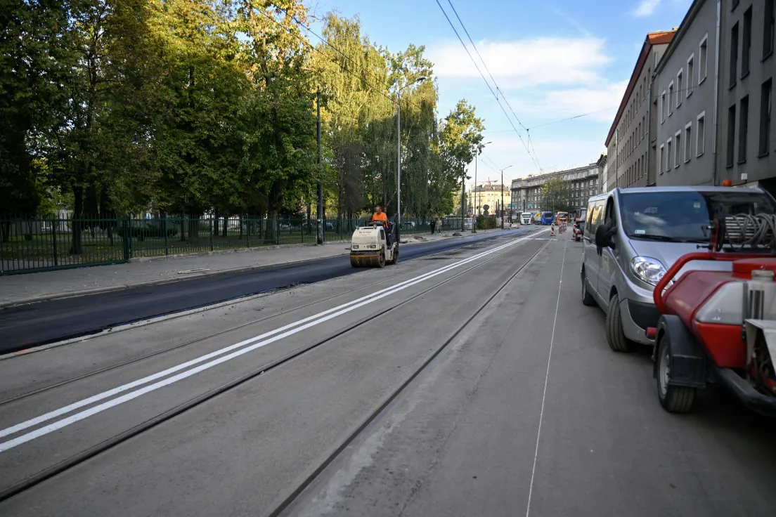 Remont ul. Grzegórzeckiej w Krakowie