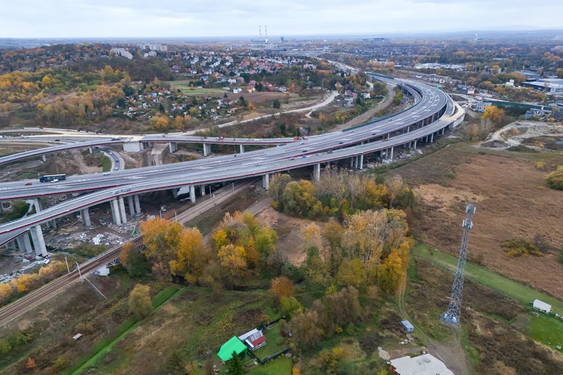 Otwarcie węzła drogowego w Mistrzejowicach