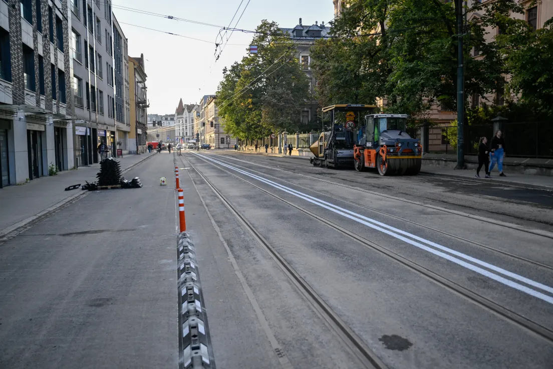 Remont ul. Grzegórzeckiej w Krakowie