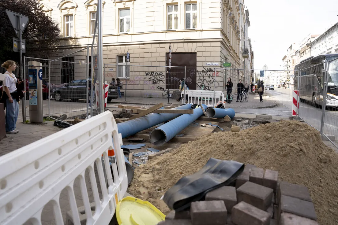 Prace na ul. Starowiślnej