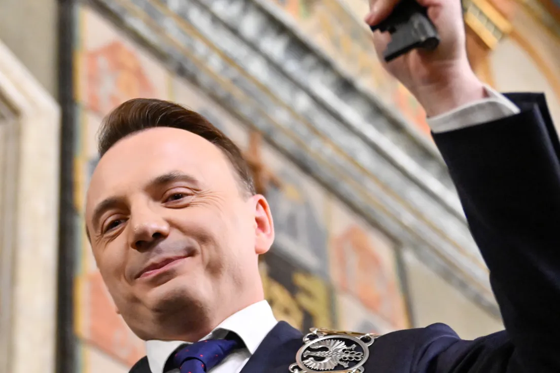 Ślubowanie Łukasza Gibały