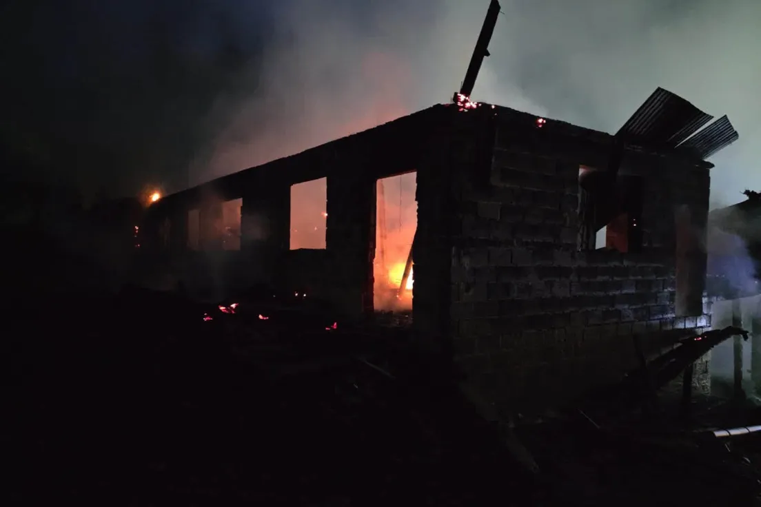 Pożar budynku gospodarskiego w Lipnicy Dolnej