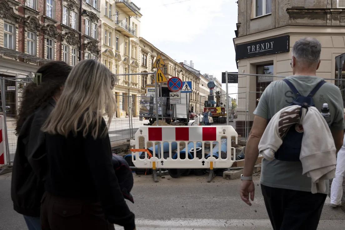 Prace na ul. Starowiślnej