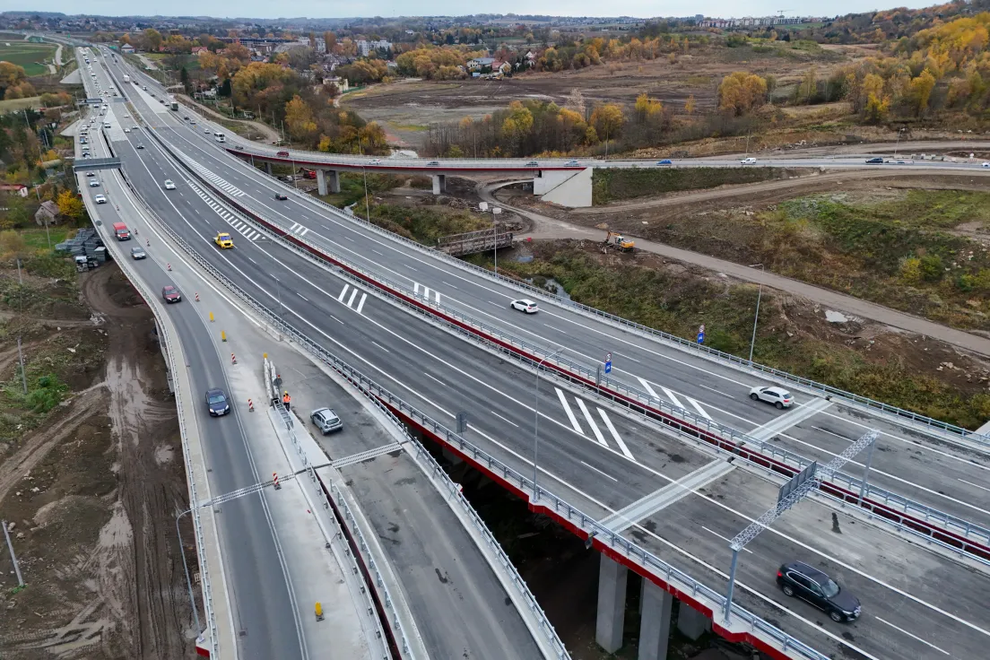 Otwarcie węzła drogowego w Mistrzejowicach