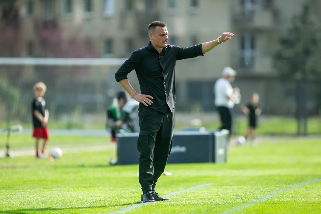 Sławomir Peszko, były piłkarz i trener Wieczystej Kraków, obecnie wiceprezes ds. sportowych