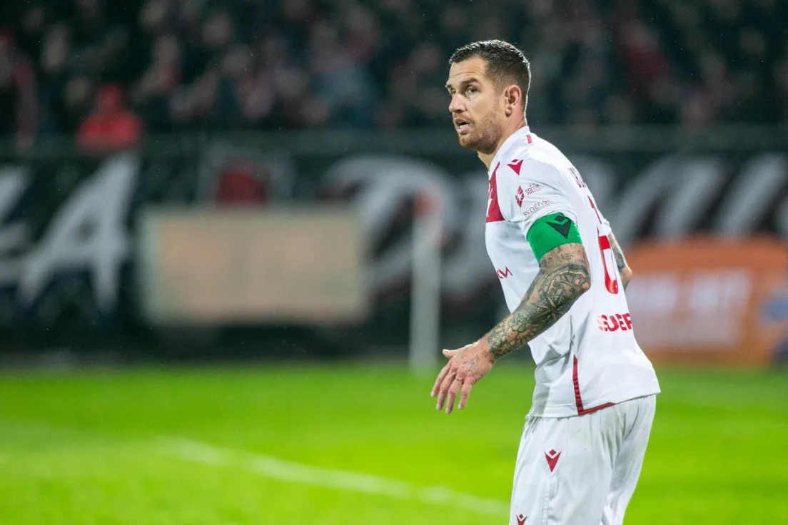 Kapitan Wisły Alan Uryga