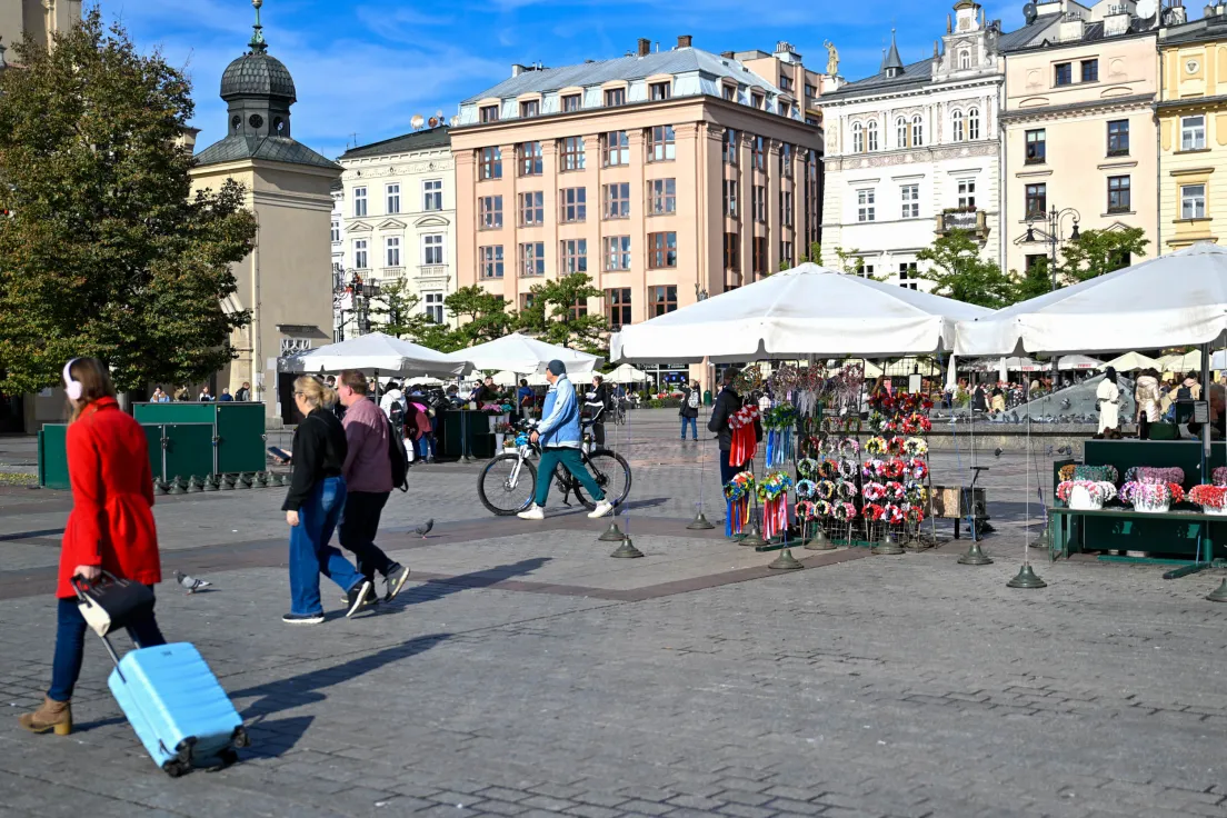 Kwiaciarki na rynku głównym