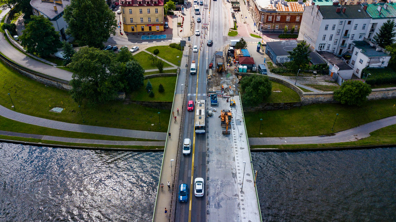 Remont mostu Dębnickiego | fot. Krzysztof Kalinowski/LoveKraków.pl