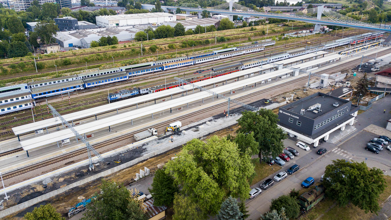 Dworzec Kraków-Płaszów | fot. Krzysztof Kalinowski/LoveKraków.pl 