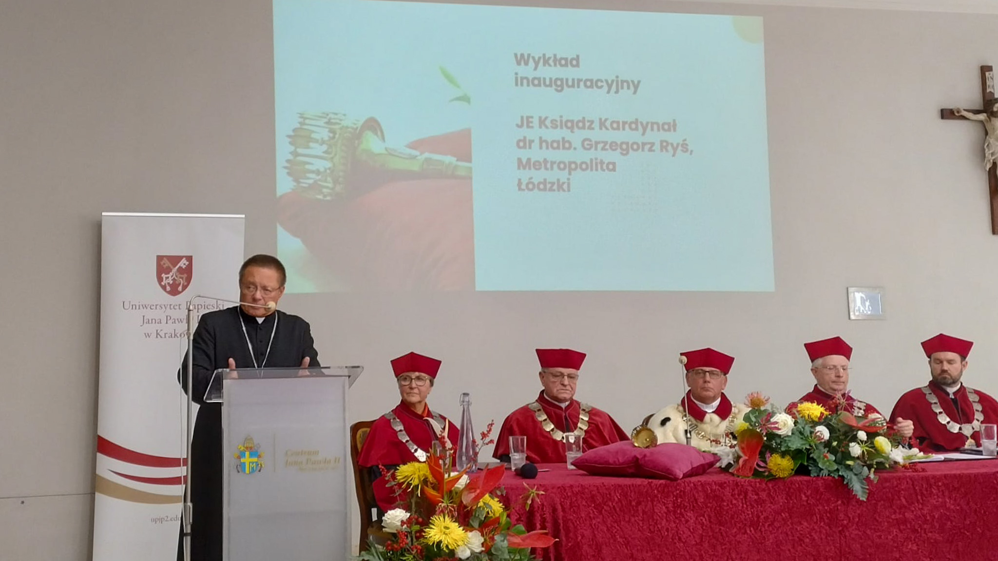 Kard. Grzegorz Ryś wygłosił wykład inauguracyjny na UPJP II