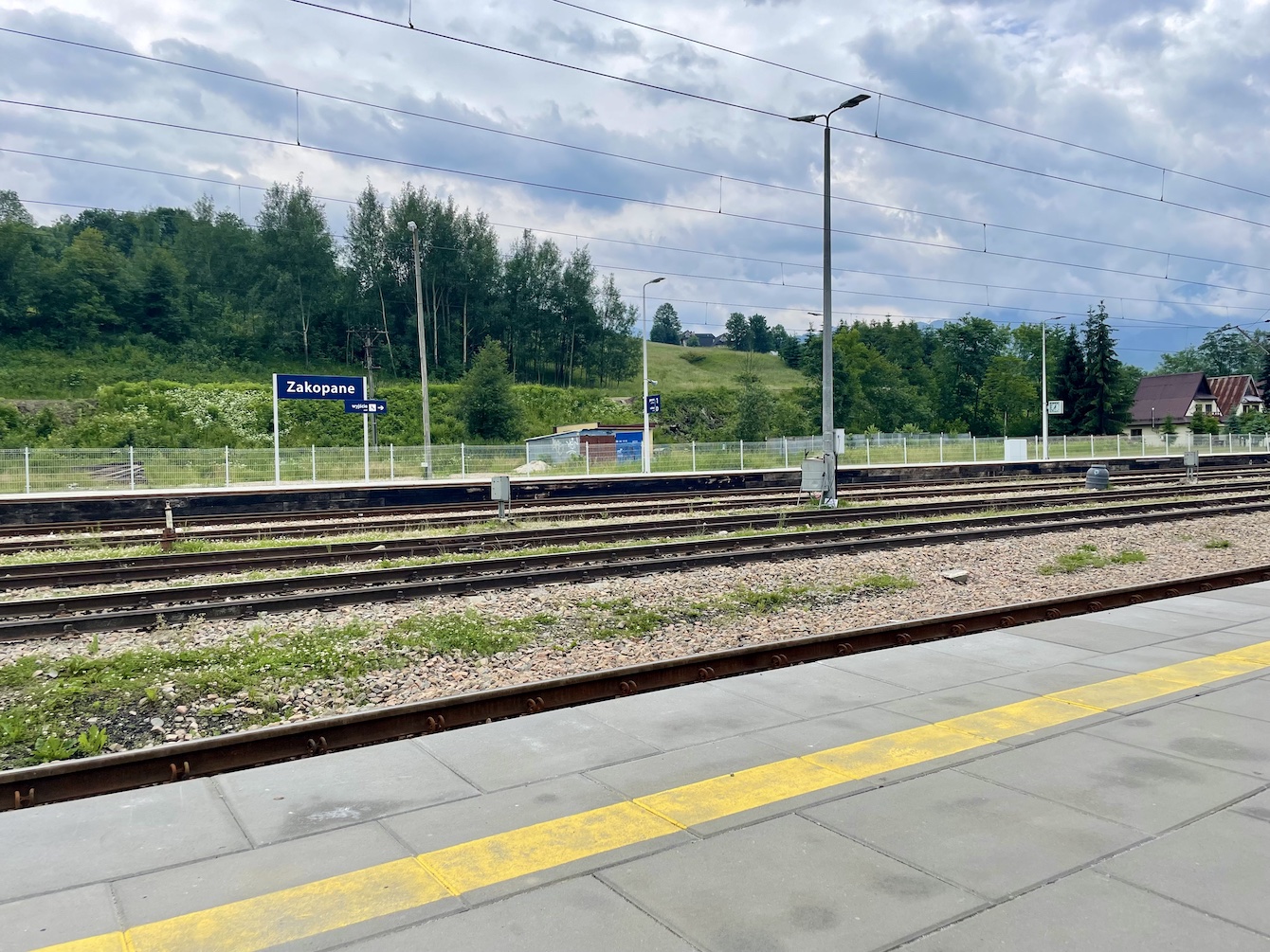 Tymczasowy przystanek kolejowy w Zakopanem (Spyrkówka)
